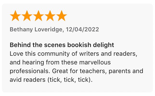 Thanks for the ⭐⭐⭐⭐⭐ review of Your Kid's Next Read podcast Bethany! Find us here: apple.co/49a7use