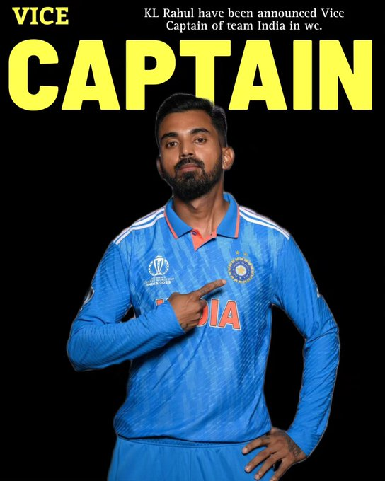 KLRahul18404201's tweet photo. KL Rahul The New Vice Captain of Team India in Ongoing World Cup 2023
#KLRahul @klrahul #INDvsSA #INDvSA https://t.co/Q4UY1wGyEw