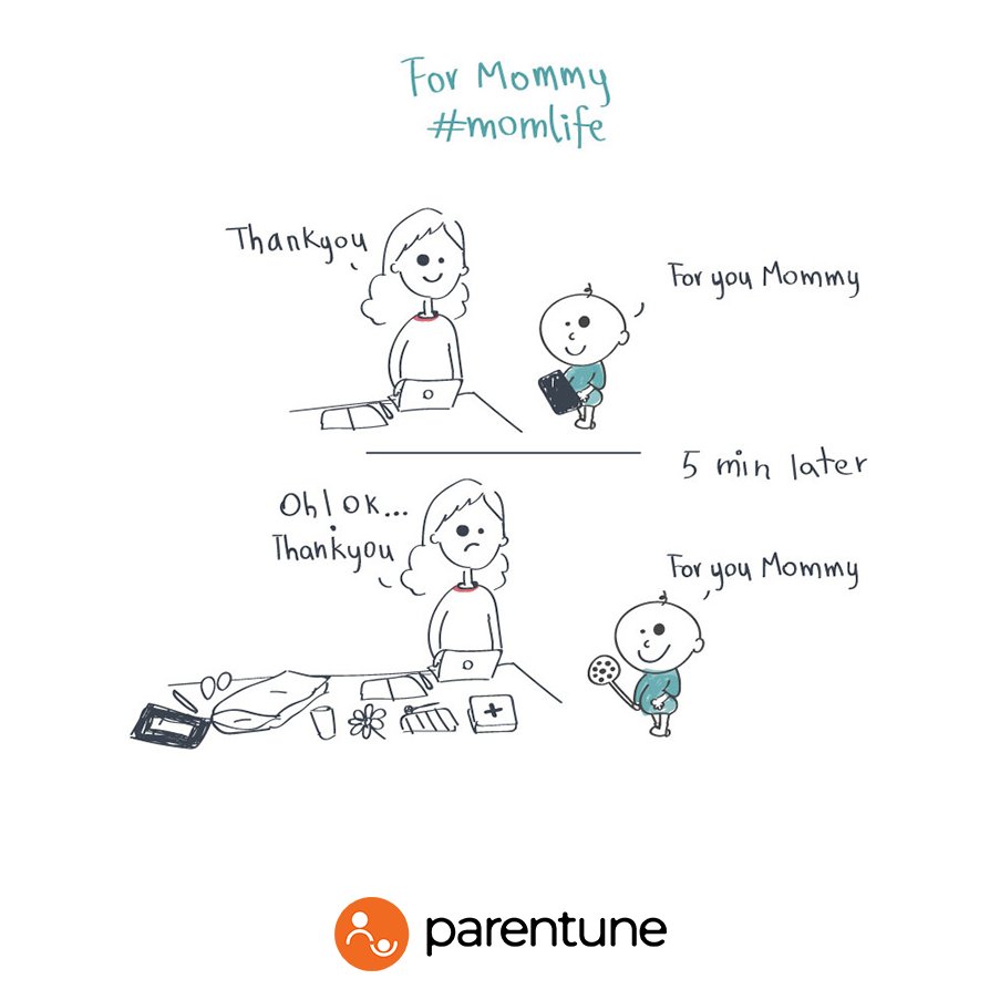 Parentune's tweet photo. Parentoon - the lighter side of parenting 👨‍👩‍👦 

#illustration #art #drawing #artwork #digitalart #parenting #motherhood #momlife  #parentingtips #fatherhood #mumlife #pregnancy #momtobe #workingmom https://t.co/oRVpnK3dpD