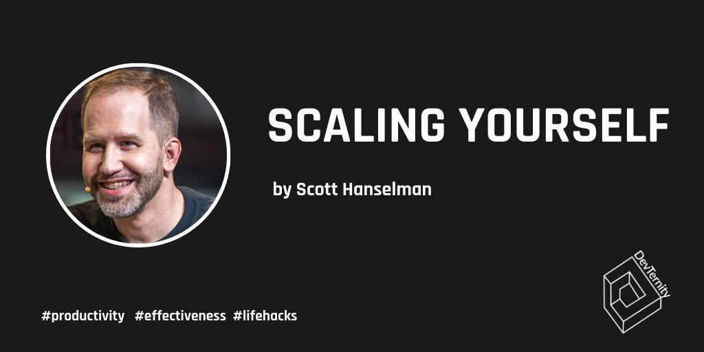Every day there is another blog and book to read, a video to watch, a tool and framework to learn... How to stay on top of things *and* stay sane? 📈🤯

<a href="/shanselman/">Scott Hanselman 🌮</a> joins DevTernity next month to share his secrets of surviving information and cognitive overload. 📉😇