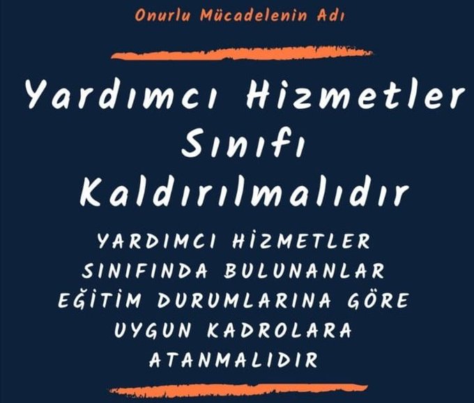 1965 yılında hayata geçen, günümüz koşullarına cevap veremeyen ve çağ dışı kalan Yardmcı Hizmet Sınfı kaldırılmalıdır.<a href="/isikhanvedat/">Prof. Dr. Vedat Işıkhan</a> 1 milyona yakın bireyi ilgilendiren ve neredeyse maliyetsiz bir sorun.
Personel öğrenim durumu ve unvanlarna göre GİH ile THS'ye
