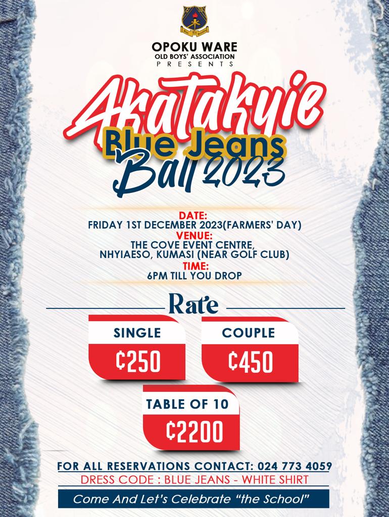 Akatakyie Blue Jeans Ball 

#BlueJeansBall 
#Akatakyie