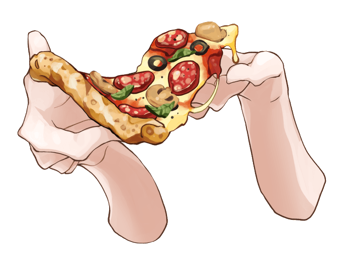 「holding pizza」 illustration images(Latest｜RT&Fav:50)