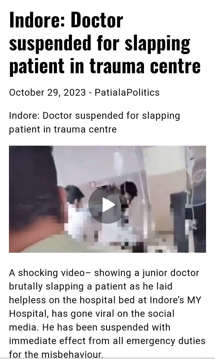 #Suicide Dr Akash kaushal attempted #suicide & admitted in critical stage ! Govt suspended Doctor who tried to save the HIV +ve patient on the Risk of his life while patient & his family willingly tried to Hide HIV status!! Pray for his speedy recovery🙏 #MedTwitter