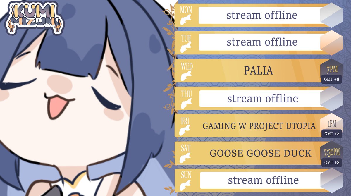 _1Koi_'s tweet photo. 📌MY STREAM SCHED FOR DA WEEEEEEEEEEEK‼️‼️
very excited for friday as it will be the first collab of us 3! (project utopia)💙💙

I might stream in some days im "offline" on if I feel like it www

#VTuber #VTuberPH https://t.co/OTmPRWFDI1