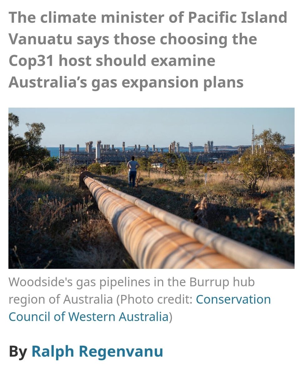 '...it will be primarily European countries that decide whether that [COP31] bid goes ahead. I urge that these countries consider not just Australia’s words, but its actions...' #climate #auspol @RRegenvanu climatechangenews.com/2023/11/04/aus…