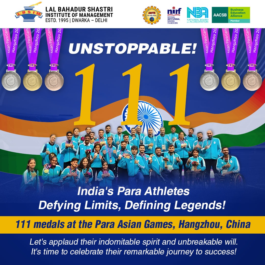 LBSIMOnline's tweet image. India's para-athletes have filled our hearts with immense pride!

We salute the incredible Para Athletes for their remarkable display of talent at the Para Asian Games.

#paraasiangames2023 #achivement #proudindian #paraatheletesofindia #paraathletics