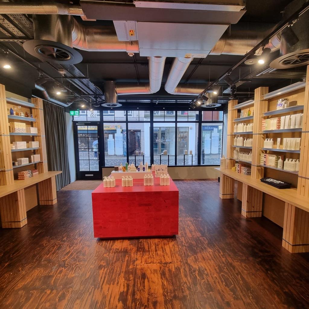prodriveshop's tweet photo. We’re delighted to have fitted out our second Malin + Goetz store with this one located on Berwick Street, Soho. Full in-house manufacture &amp; installation by Prodrive. https://t.co/lVUGjn13f7
