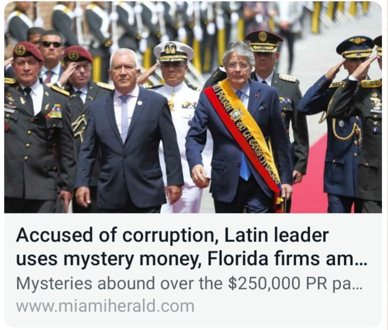 sybelmartinez's tweet photo. 🔴 El titular del @MiamiHerald:  "Acusado de corrupción, líder latino usa dinero misterioso y firmas de Florida en medio de la lucha por el impeachment." Gastó 250mil dólares para tratar de lavar su imagen en otros paises. Con fondos propios o del Estado? 
https://t.co/SCtzY1ig7O https://t.co/VZHWth29kJ