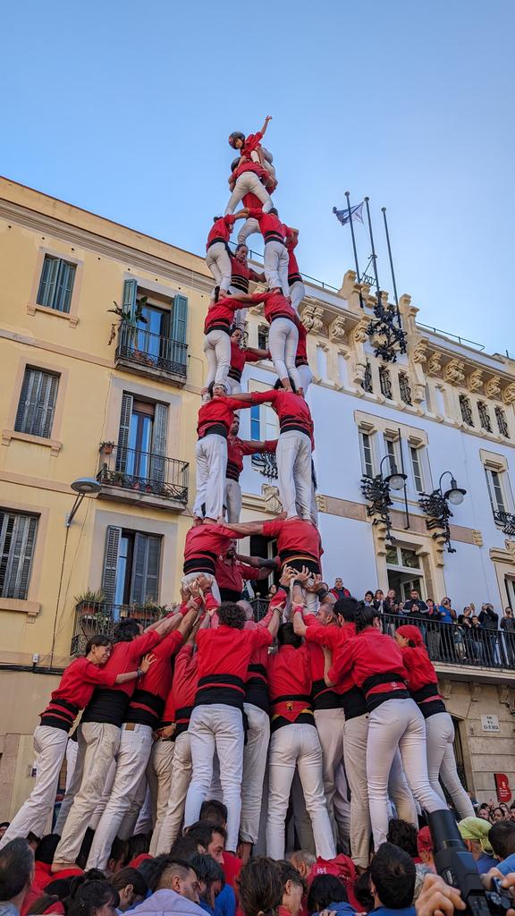 CdBCN's tweet photo. AQUEST ANY, SÍ!

A primera ronda descarreguem el 4d9f, el primer post-pandemia.

Colla, tornem a ser de 9!

#castells #BeneïdaBogeria https://t.co/To3FC6tZod