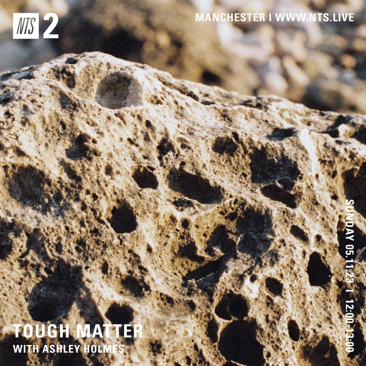 Tough Matter Sheffield's Ashley Holmes is live until 1pm on stream 2: nts.live/2