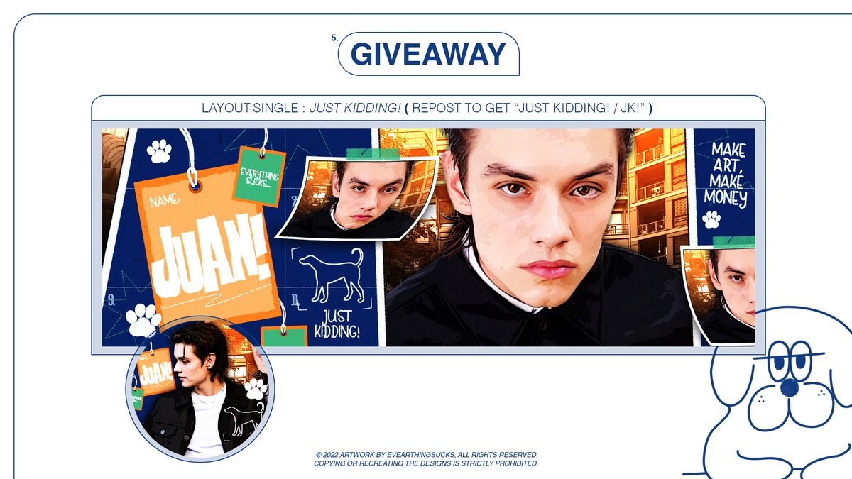 REPOST untuk mendapatkan layout JUST KIDDING (1 pemenang)