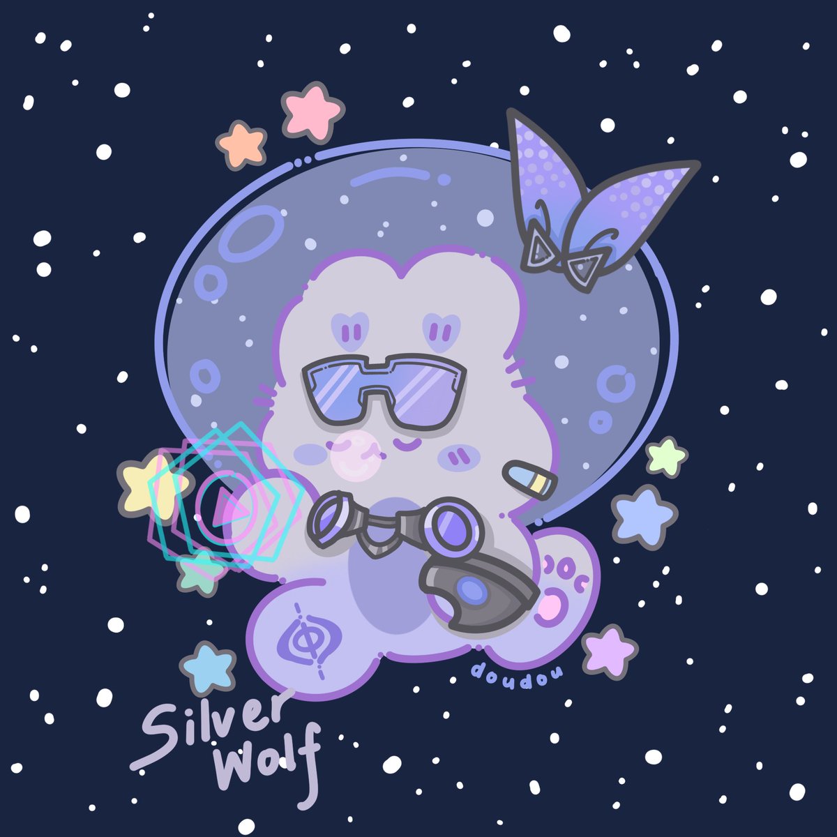 tokkidokiiii's tweet photo. stellaron gang (2/3) Silver Wolf 👾 

#HSR #HSRFanart #SilverWolf  #hsrsilverwolf https://t.co/AVOXer4j32