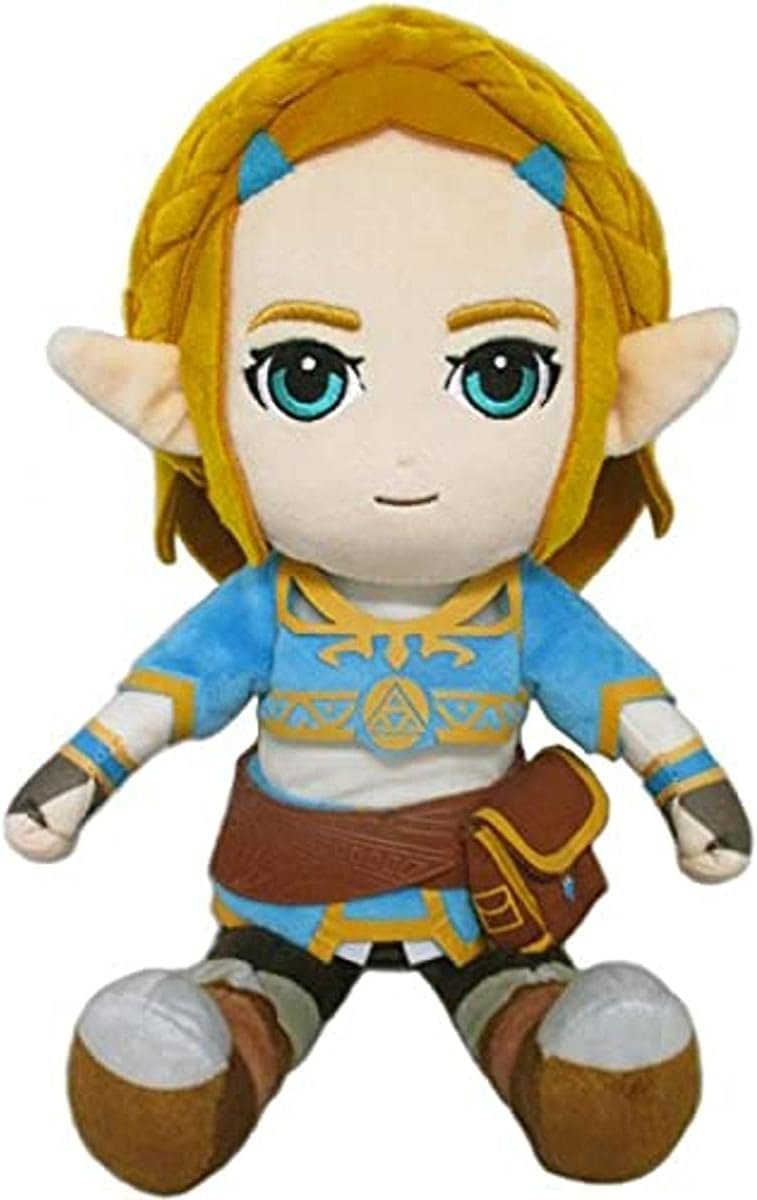 The Legend of Zelda Breath of The Wild Princess Zelda Plush is available on Amazon amzn.to/3Sv4joS