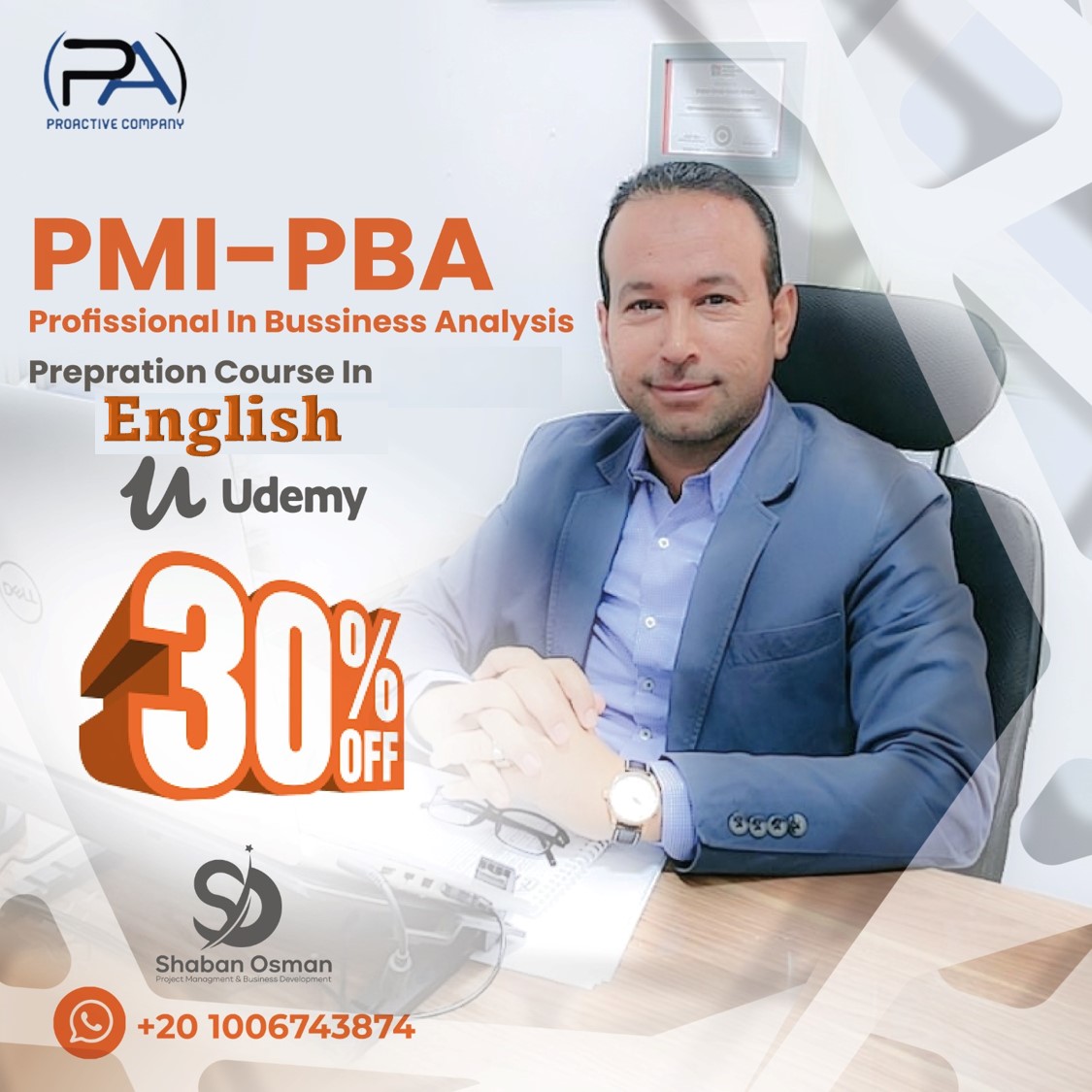 proactivepmp's tweet image. Get your certification in Business analysis by Joining this course to understand business analysis tools, techniques, processes, and steps, in addition, to passing PMI_PBA.
#discount_code 30% PBA Course in English
udemy.com/course/pmi_pba…
#business #analysis #Professional