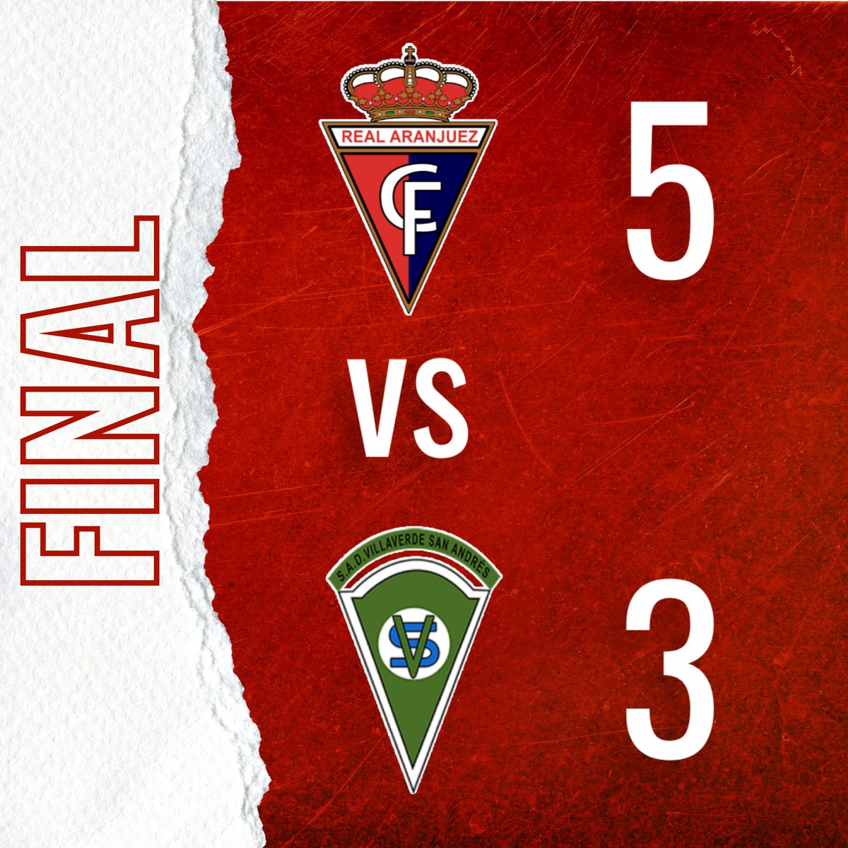 🏆Pref.Gr.II J.9 | RACF 5-3 SADV | ⏱️FINAL

Final en el Deleite tras un partidazo entre dos grandes equipos que termina con la remontada ribereña, tras el 0-3 inicial del Villaverde.

#VamosAranjuez #OrgulloRibereño