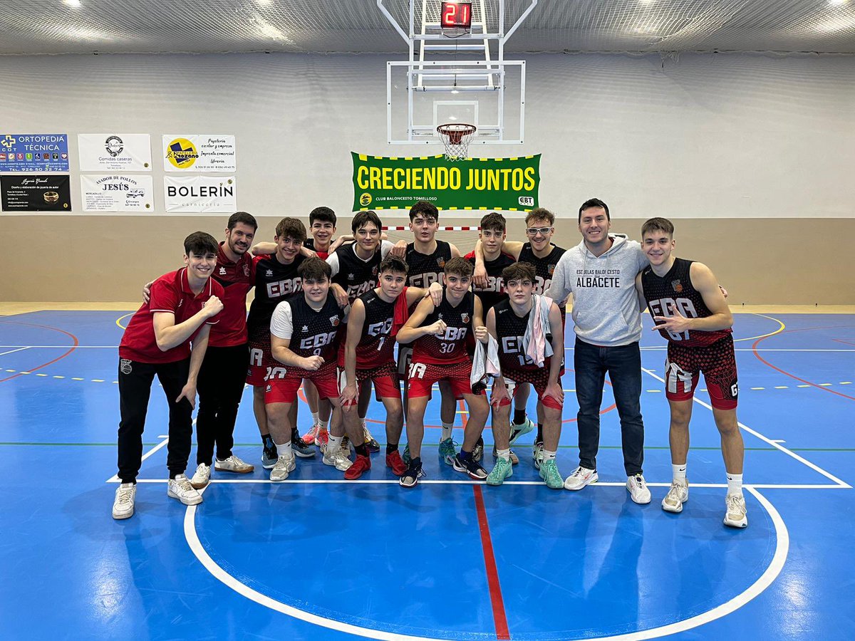 EBA_Albacete's tweet photo. #JunAutMasc| La tercera victoria la ubicamos en Tomelloso ✅

Victoria en Tomelloso del junior (52-60) que continúa con su racha… los últimos 3 partidos suman!

👏🏼Gran partido! Un buen segundo cuarto que los puso por delante y manteniendo la ventaja…Sois enormes
#masebaquenunca https://t.co/aAJJK2rJgH