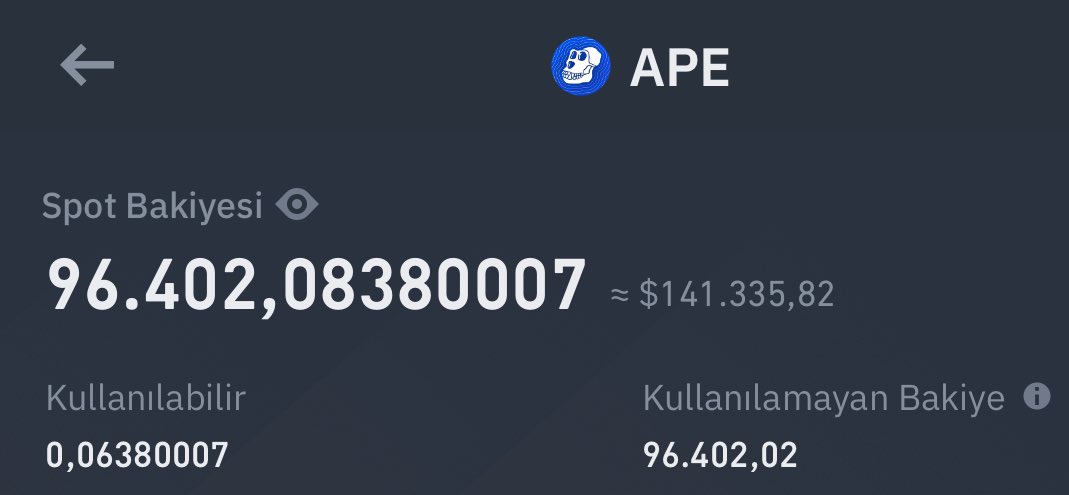 Şimdiye kadar #APE teknik ve temel unsurları rahatlatmak için %43,35 oranında yürüdü. Asıl önemli olan olan bundan sonra yapacağı hareketlerdir. Balinaların agresif tavırlarını bekliyoruz.