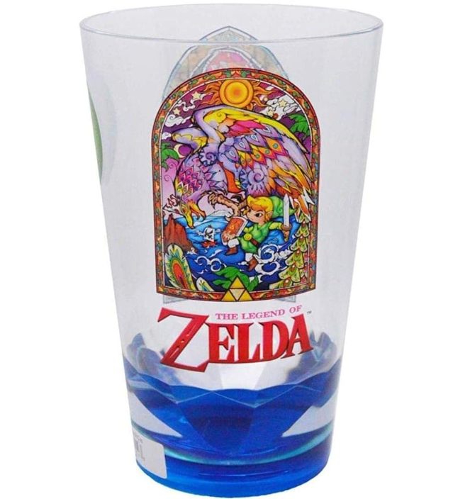 The Legend Of Zelda Stained Glass Acrylic Cup is available on Amazon amzn.to/3tZ6xTk