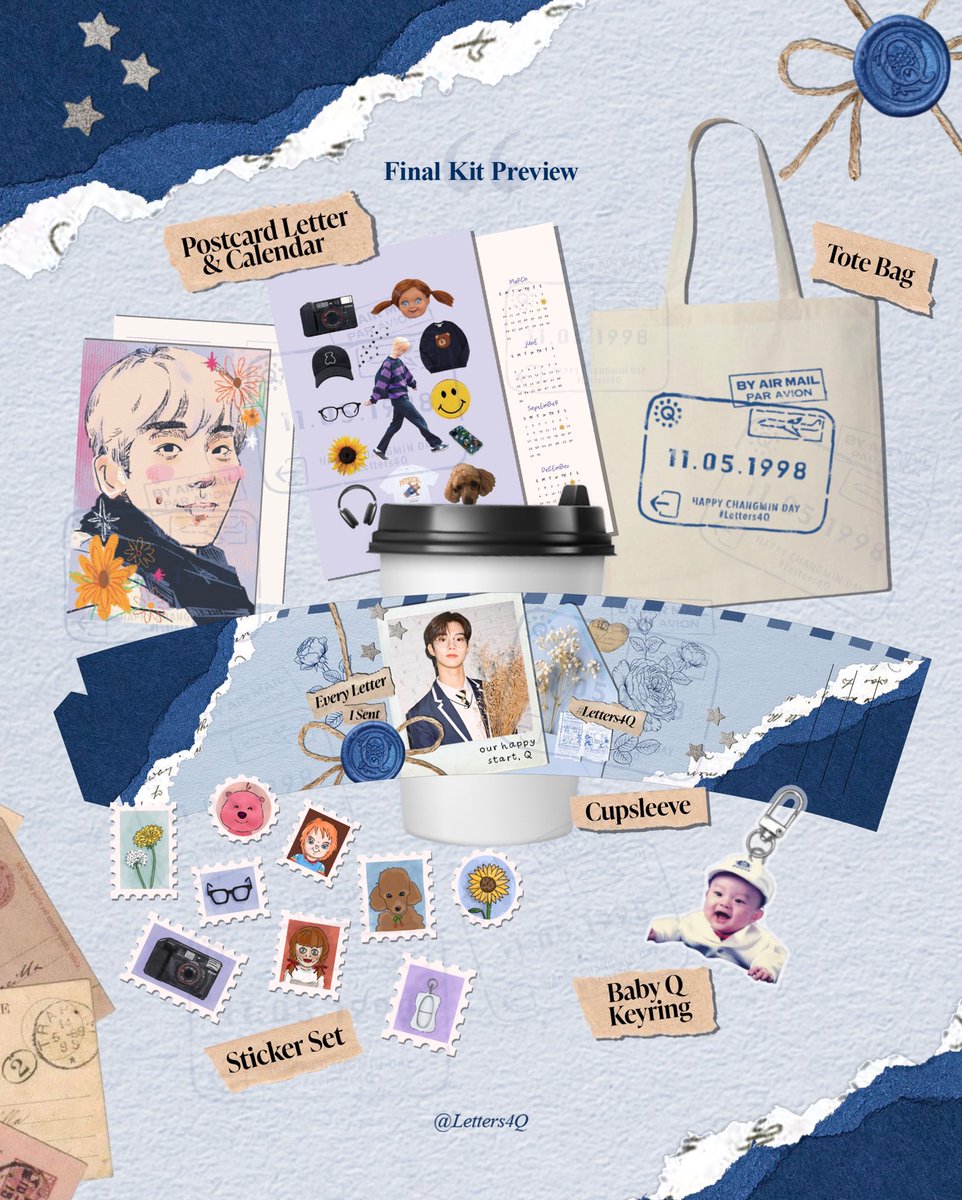 Every Letter I Sent Q 💜
— Final kit preview ◡̈

Register here: 
💌 tinyurl.com/Letters4Q 

🗓️ 11.11.2023
📍 NoDoze Coffee Lounge, QC

#큐 #THEBOYZ #Letters4Q