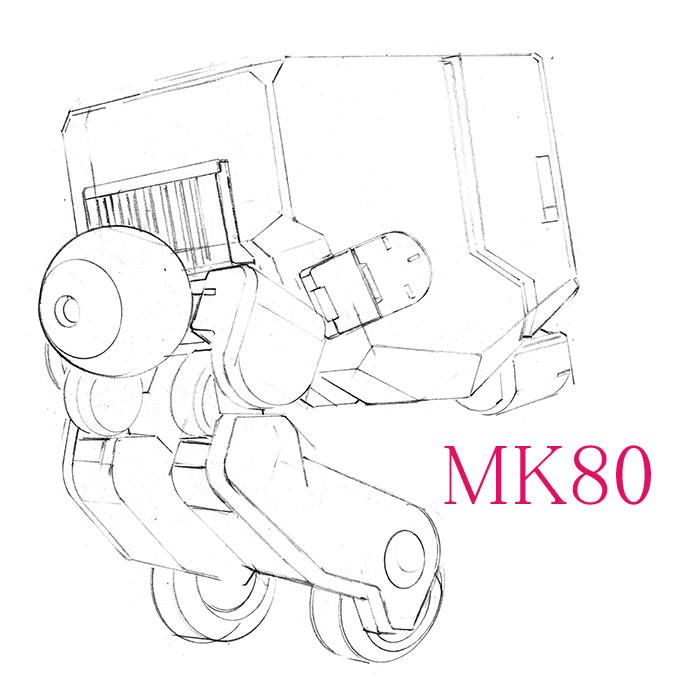お絵描き手順    
①写真画像あわせで線画       
②PSでスキャンして塗り分けマスク      
③クリスタ(水彩/塗り&なじませ)で塗り     
④接地影つくって写真と合成で完成 