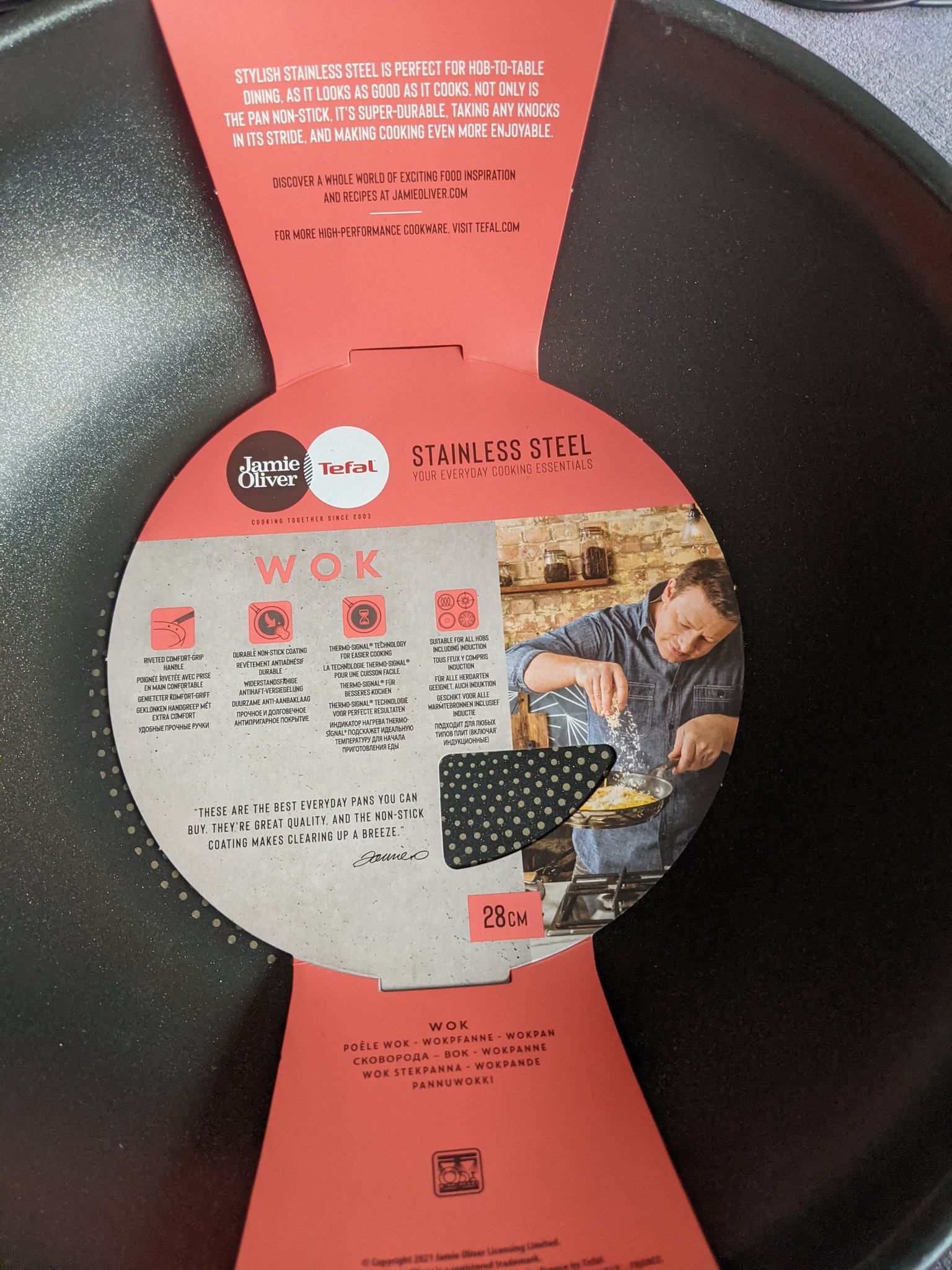 Tefal Day By Day On Poêle Wok 28 cm Antiadhésive…