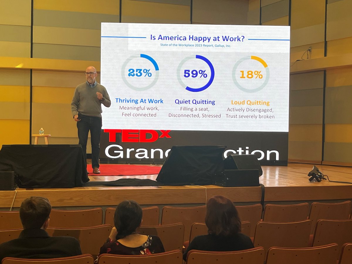 Speaking at a TEDx event – for years I’ve wanted to try this. "The Art of the Second Act" was my topic sharing 5 key lessons from the Second Act Stories podcast. Kicked off with "If You're Happy and You Know It, Clap Your Hands" (yes, the audience sang and clapped with me).