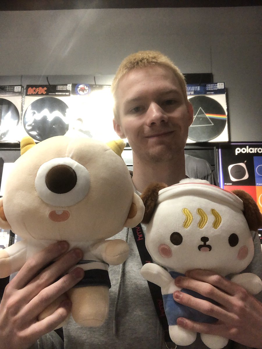 Check out our new Kenji plushies in store now! 🧸 #hmv #hmvstaines #kenji
