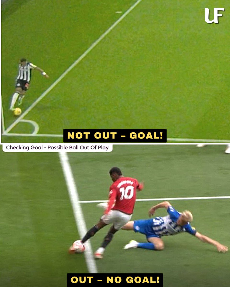 Same League. Same season. VAR overrules ref and disallows United goal. VAR says goal stands for Newcastle. Beyond incompetent. It's negligence. Which means clubs should be taking action