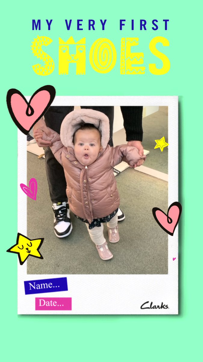 DominiqueJaXon's tweet photo. So so excited our baby girl got her first ever shoes today. We love our family @JordanMaxMusic ♥️ Thank you Great Grandma and thank you @clarksshoes https://t.co/cRFs6plaxg