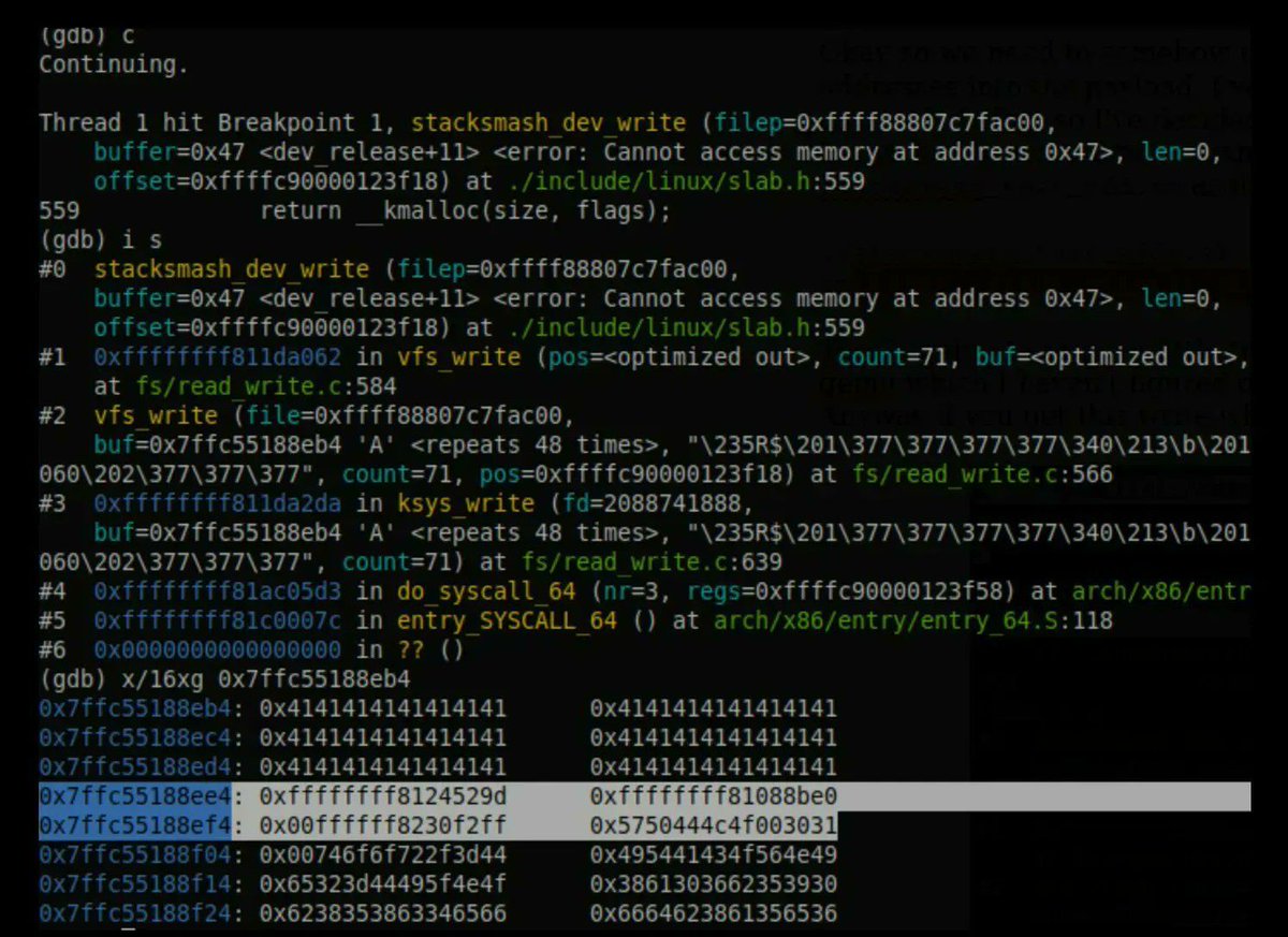 0xor0ne's tweet image. Introduction to Linux kernel exploitation by Keith Makan 

Debugging: blog.k3170makan.com/2020/11/linux-…
Stack overflow: blog.k3170makan.com/2020/11/linux-…
Privilege escalation: blog.k3170makan.com/2021/01/linux-…

#infosec #linux #kernel