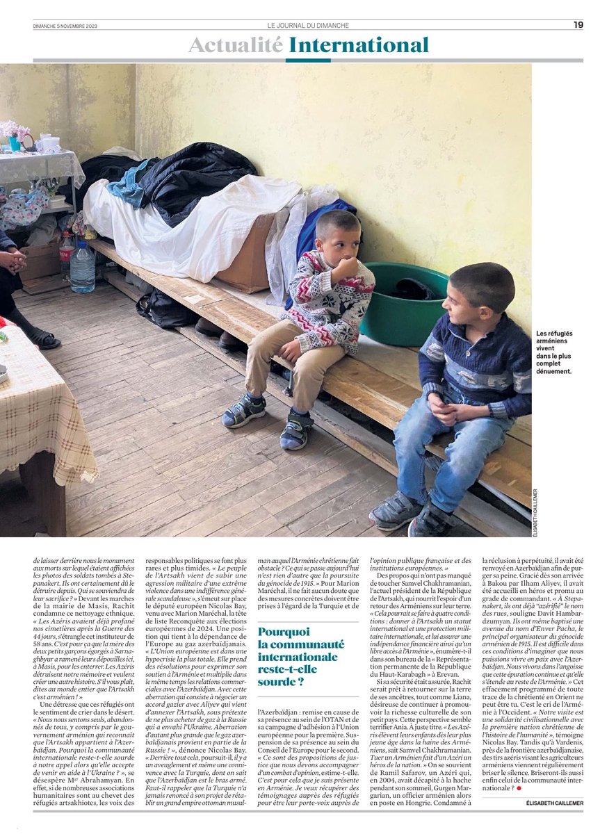 DelphineMuron's tweet image. « Le cri silencieux des arméniens de l’Artsakh. » @leJDD 

#StopArmenianGenocide2023 #SanctionAzerbaijan #StopAliyev