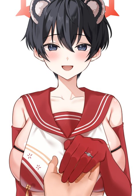 「先生。これからは、毎日一緒に寝ようね」#ブルアカ #BlueArchive #春日ツバキ 