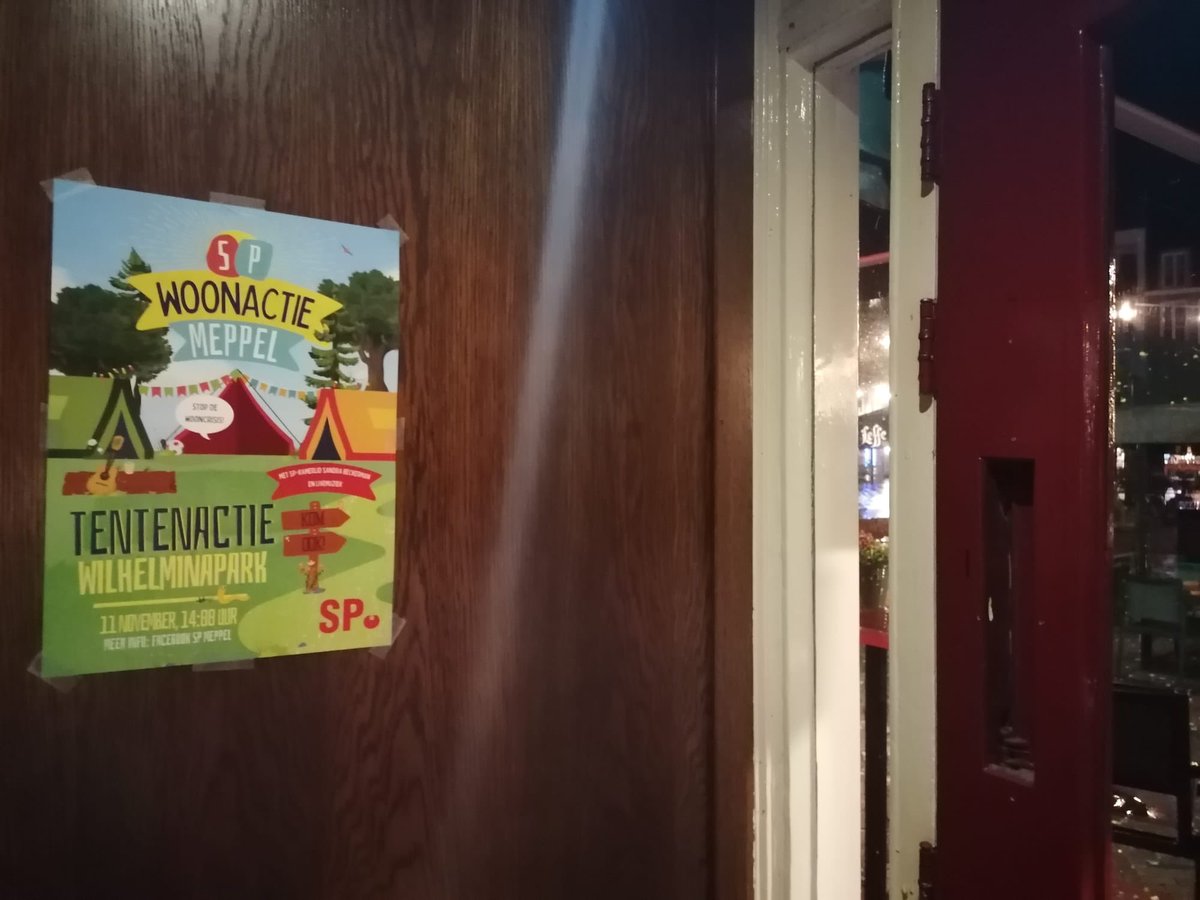 XanderTopma's tweet image. En wie gisteravond in Meppel op stap is geweest kon er ook niet omheen. Onze poster hangt nu op 40 plekken in de stad. Heb jij hem al gezien?