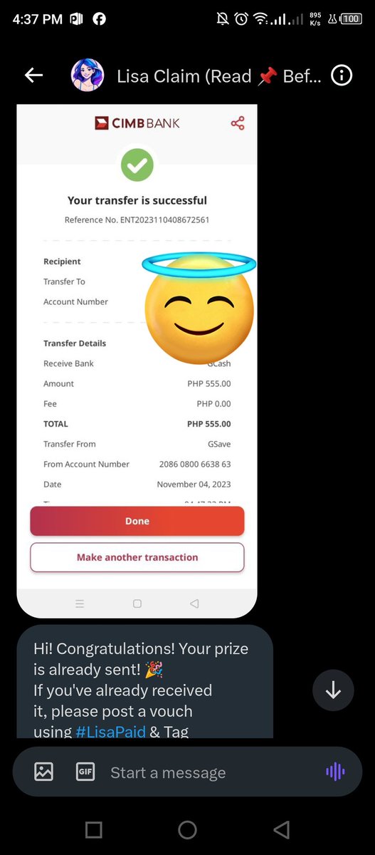 Azon0610's tweet photo. thank u so much po .prize recieved 😍❤️
Godbless Po 😇
 @TheLisaCrypto
#LisaPaid
@LisaClaim https://t.co/ZwlyCDVori