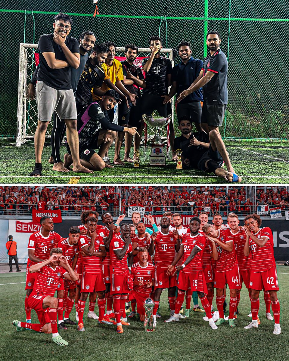 Bayernkerala's tweet photo. 𝑫𝒆𝒓 𝑲𝒍𝒂𝒔𝒔𝒊𝒌𝒆𝒓 𝒘𝒂𝒔 𝒍𝒊𝒕💥
Thanks to everyone who joined the meet up 🤝❤️ #Packmas2023 📸
#MiaSanMia🔴⚪️ #bayernkerala https://t.co/XK7mDQkZoR