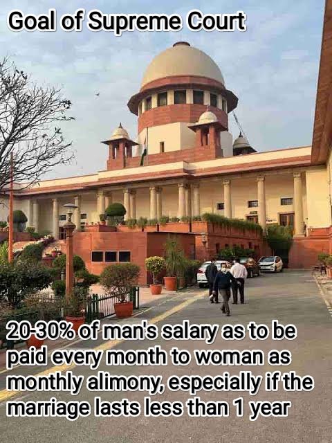 Man is a slave of his ex-wife. This is what Supreme Court sincerely believes.

#MoreWicketsMoreAlimony

It won't stop alimony even after a man pays alimony for 6 month or one year. It wants to men to pay every month for 5 years, 10 years, 20 years, 50 years and until he dies.