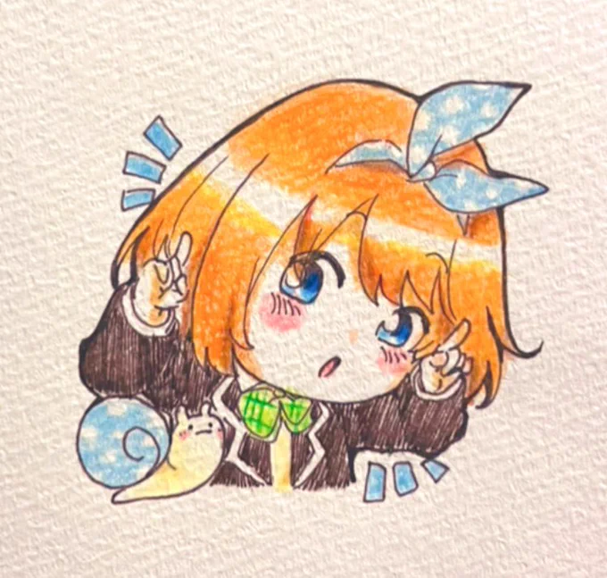 他にもレパートリー増やしたい…四葉のリボン#五等分の花嫁#イラスト 