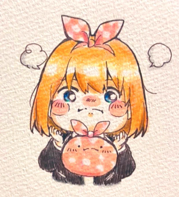 他にもレパートリー増やしたい…四葉のリボン#五等分の花嫁#イラスト 