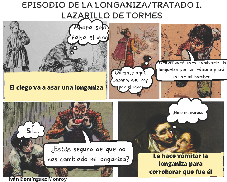 IESMELENDEZVAL's tweet photo. Cómic Lazarillo de Tormes
Cómics elaborados el curso pasado por alumnos y alumnas de 3ºESO en la materia de Lengua y Literatura. Profesora responsable: Cristina García
https://t.co/x3Js92jmmc https://t.co/sjWOrR668K