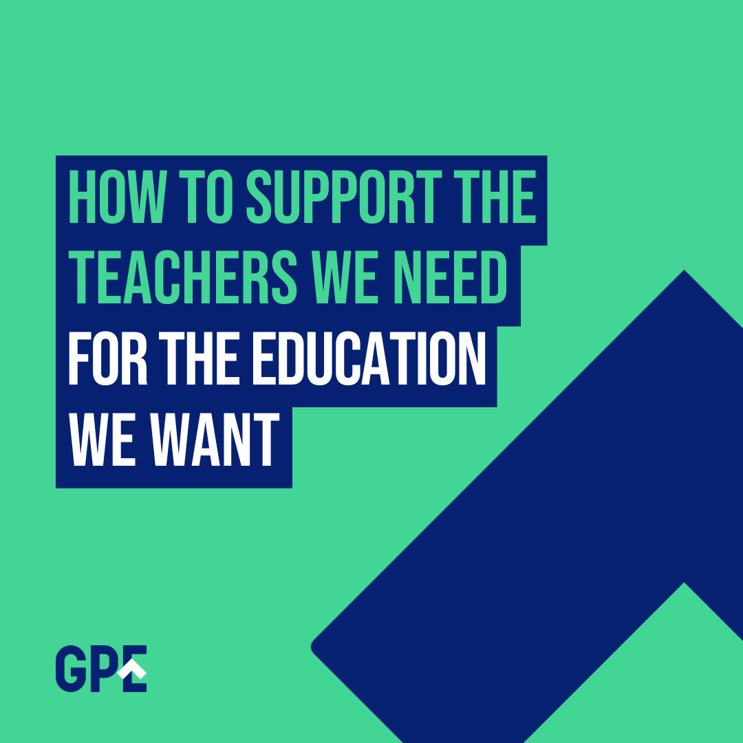 In a time of a global teacher shortage, motivating, training and supporting teachers must be a core element of transforming education.

In GPE's blog series, experts share their views on what teachers need for the education we want: g.pe/zI2K50Q3IGq

#TeachersTransform