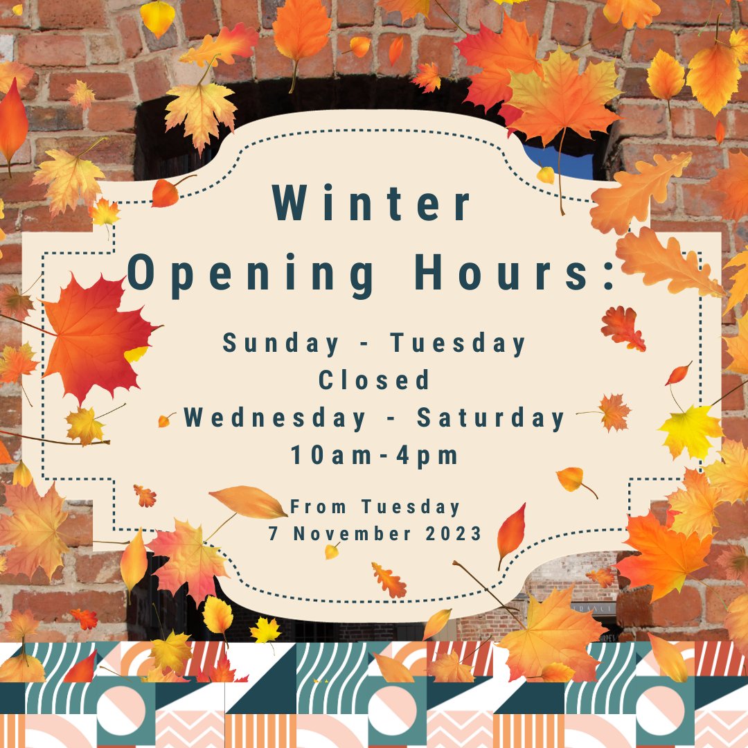 SharpesMuseum's tweet image. Our winter hours start this week! But despite the shorter hours, there's still lots to do - come on in and see our Cornishware exhibition, workshops and permanent collection.  Looking forward to welcoming you soon.

#thingstodoinswadlincote #supportheritage #communitymuseum