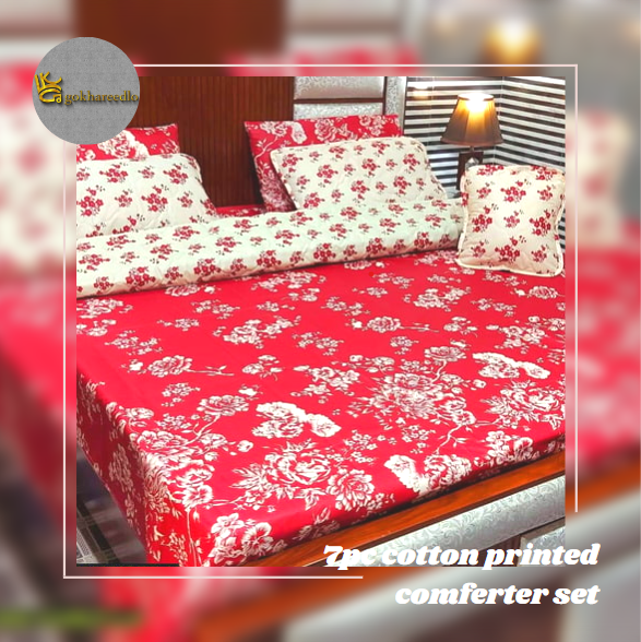 Transform Your Bedroom into a Sanctuary of Serenity.🔥 size: king size fabric: cotton . . dm us to place your order!!! . . #beautiful #bedding #comfortersets #printedtextiles #fashion #fypシ #shoppingonline #supportsmallbusiness #gokhareedlo