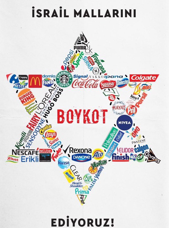 Soykırım yapan İsrail ve Soykırımı destekleyen ürünlerini boykot etmeye devam ediyoruz
#Palestine
