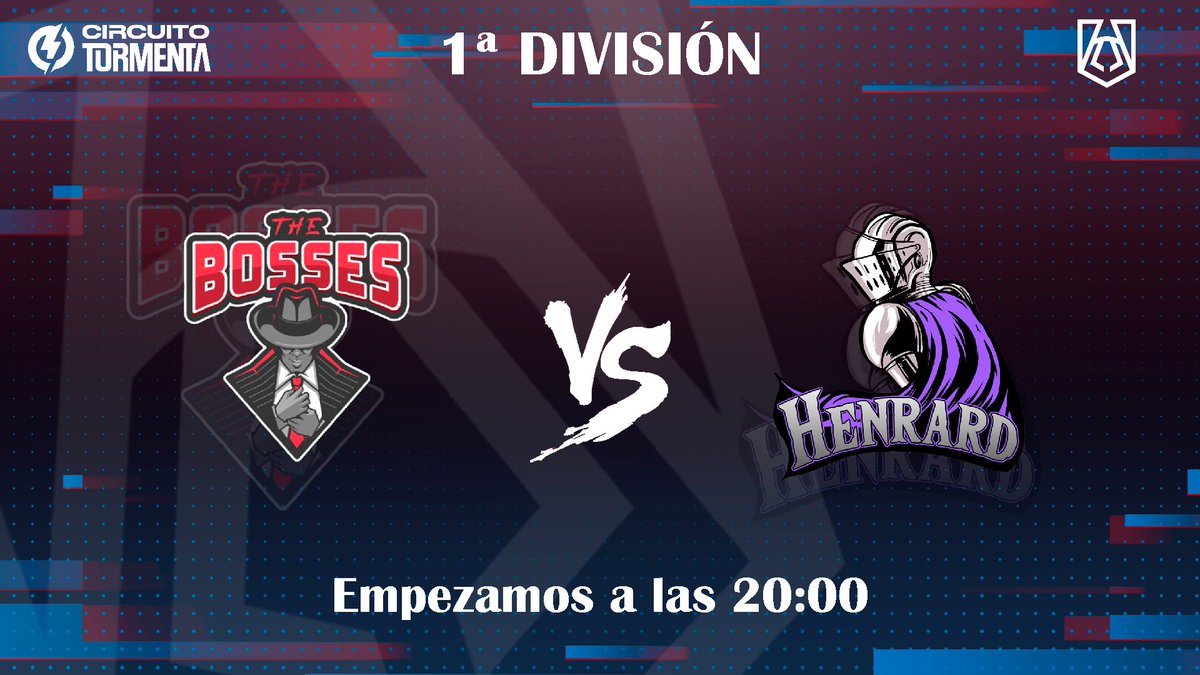 🚨Tarde de domingo... tarde de emociones 🚨

⚔️<a href="/TheBosses1Team/">The Bosses</a> 🆚 <a href="/HenrardeSports/">HenrardeSports</a>
🕰️20:00
📺twitch.tv/henrardesports

#Temporada8 #1ªDivisión #JORNADA2 #ALL #PARTNER