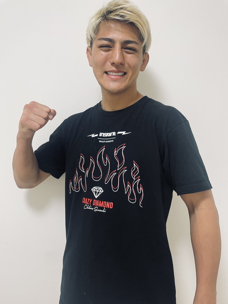 📢Inspiritとのコラボ鈴木千裕モデルのTシャツ緊急受注販売開始