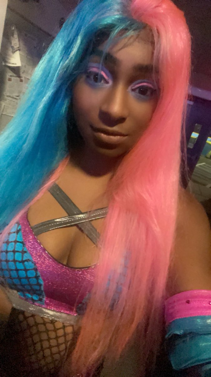 Mount Olympus was sweeter with the #CottonCandyPrincess 💖💙 
No matter what the outcome was #Candyland made a statement tonight. I heard you all — Now let’s take over 💖💙