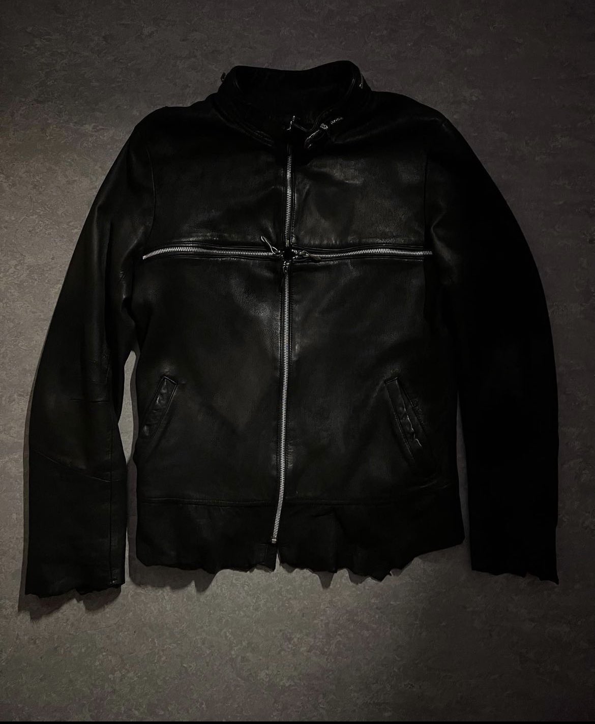 14th Addiction/CROSS ZIP HOODIE JKT - レザージャケット 14th Addiction/CROSS ZIP HOODIE JKT - レザージャケット