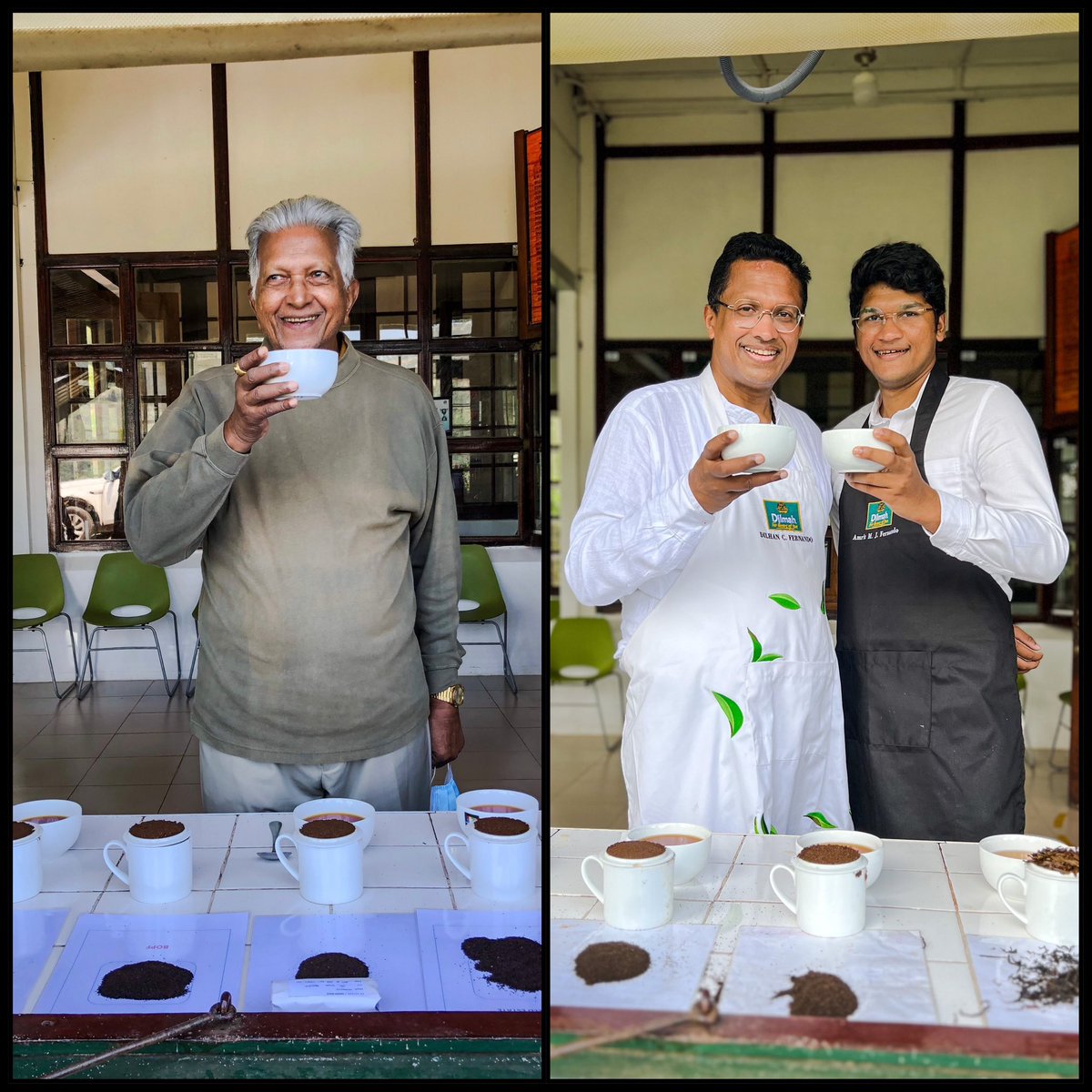 2 years since the image on the left was taken, we remade the Teamaker’s  toast to fine tea at Dunkeld Estate, with son Dilhan &amp; grandson Amrit honouring Merrill J Fernando’s vision. His legacy is profound, &amp; the values he embedded in his generations so powerful that they continue