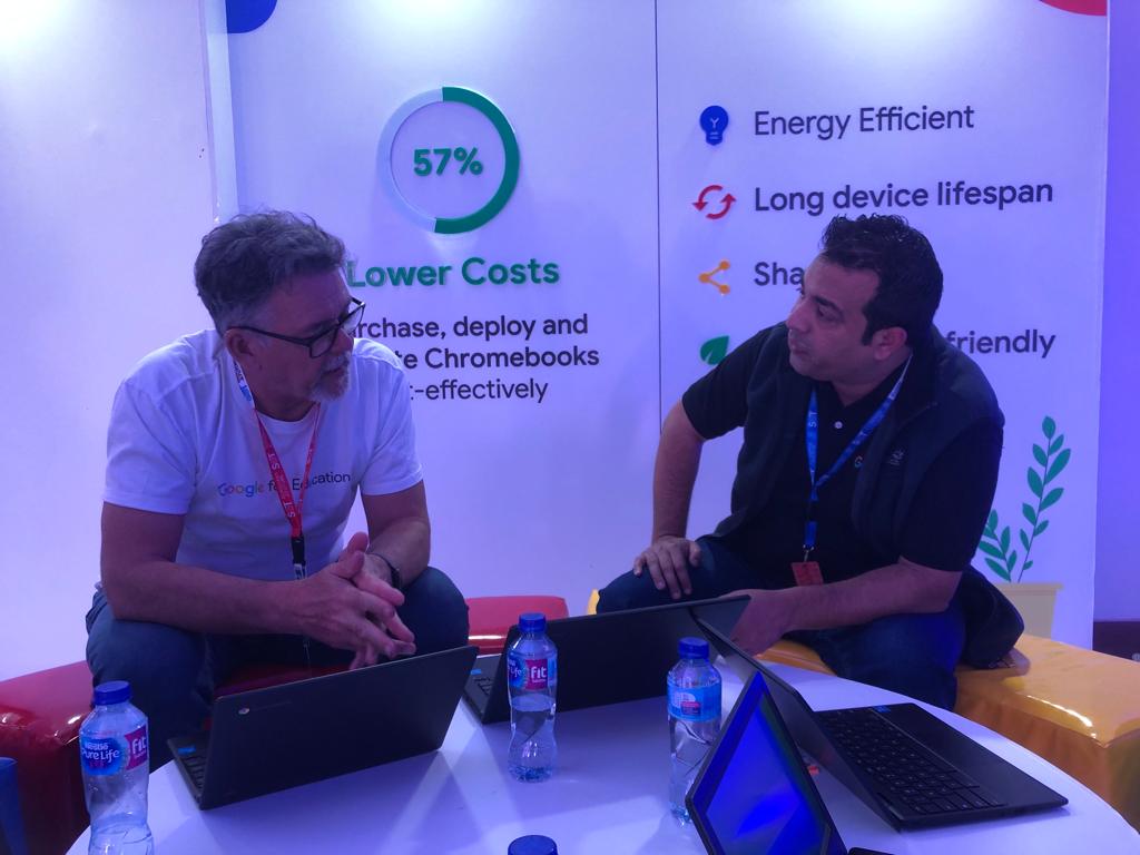 TechValleyPak's tweet image. Umar Farooq, CEO Tech Valley Pakistan bringing something interesting along with Chris Betcher, Program Manager, Google for Education, Sydney. 👩‍🏫 

Stay tuned tomorrow to know what&apos;s cooking 🇵🇰

#GoogleforEducation #techvalleypakistan